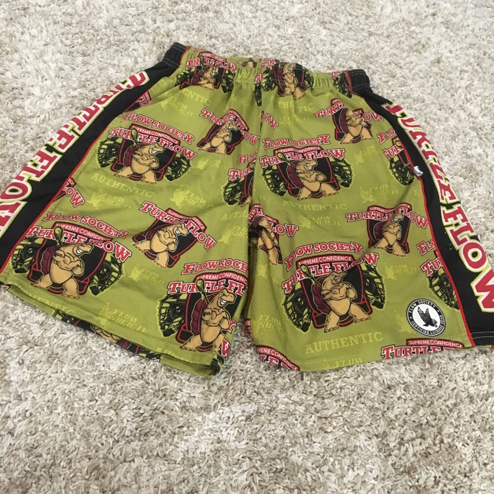 Lacrosse shorts - LAX Flow Society - Turtles